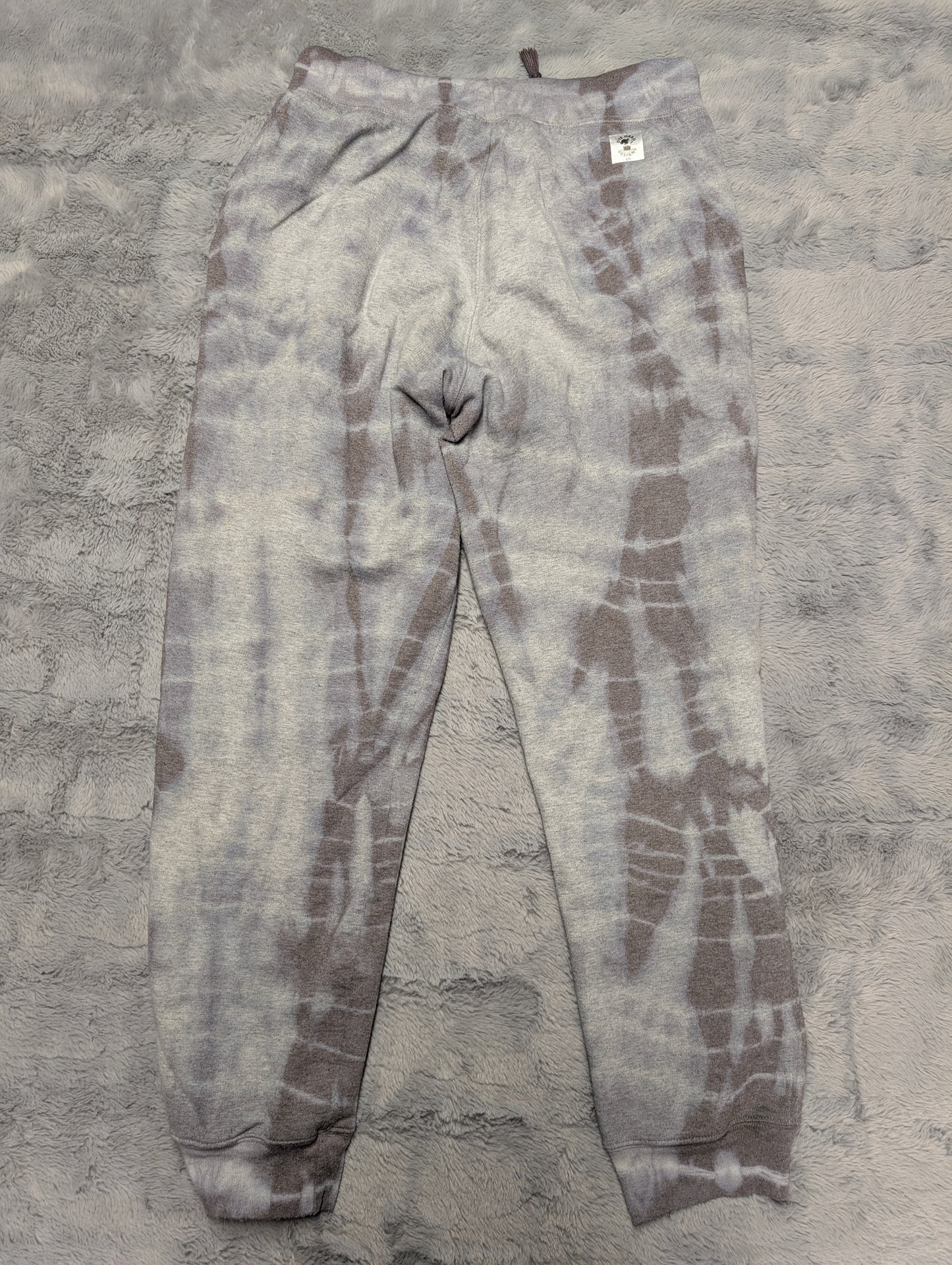 Champion Gray to Black Single Color Tie-Dyed Sweatpants