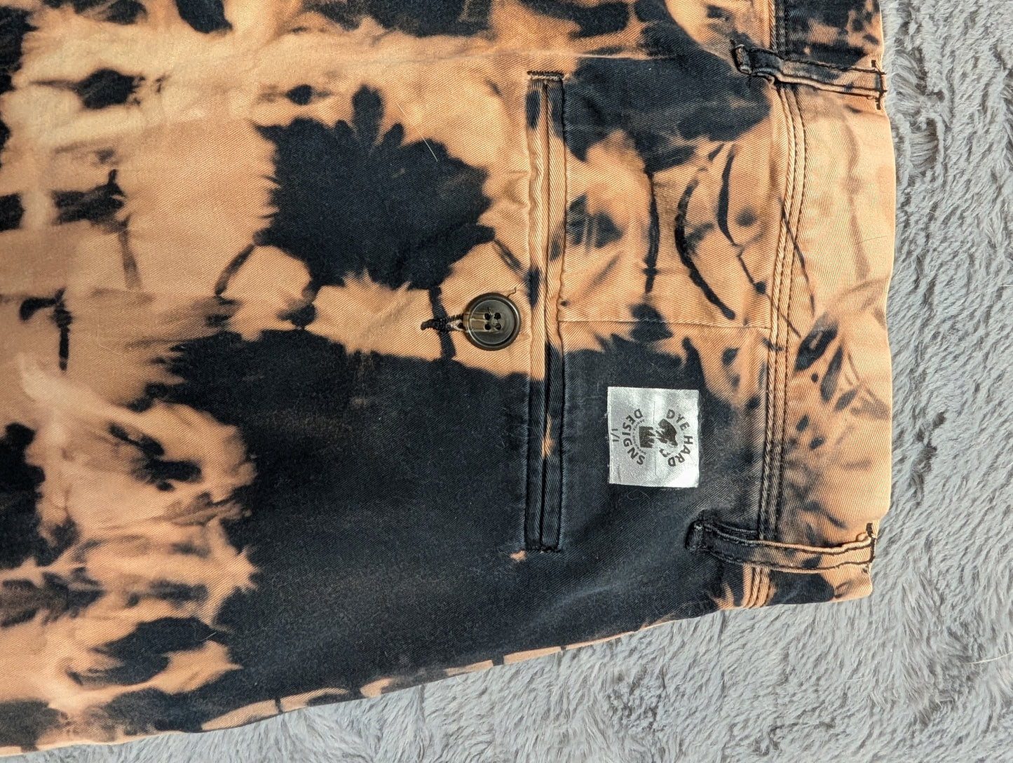 GAP Reverse Tie-Dye Khaki Pants