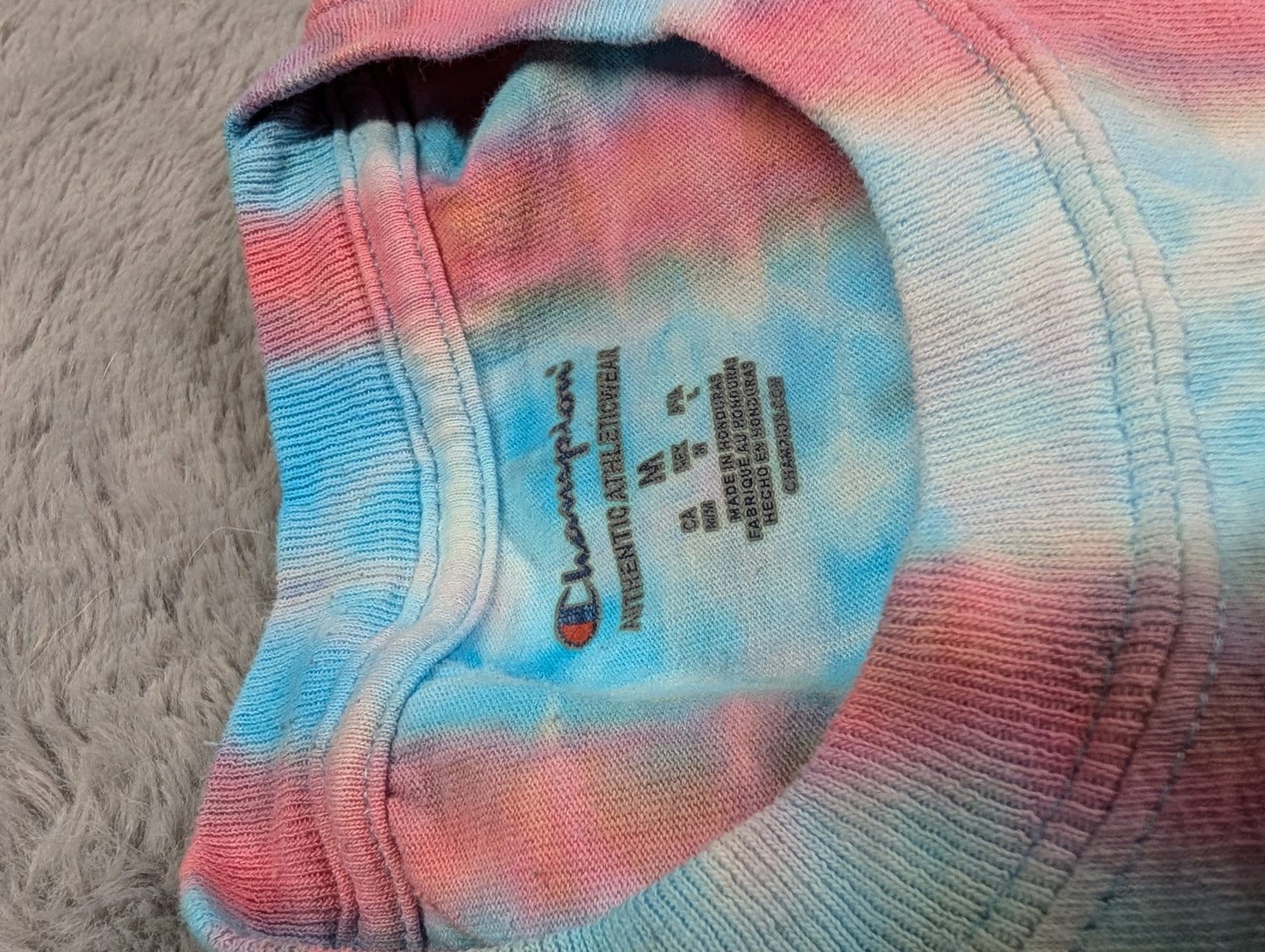 Champion Striped Traditional Tie-Dye Long Sleeve T-Shirt