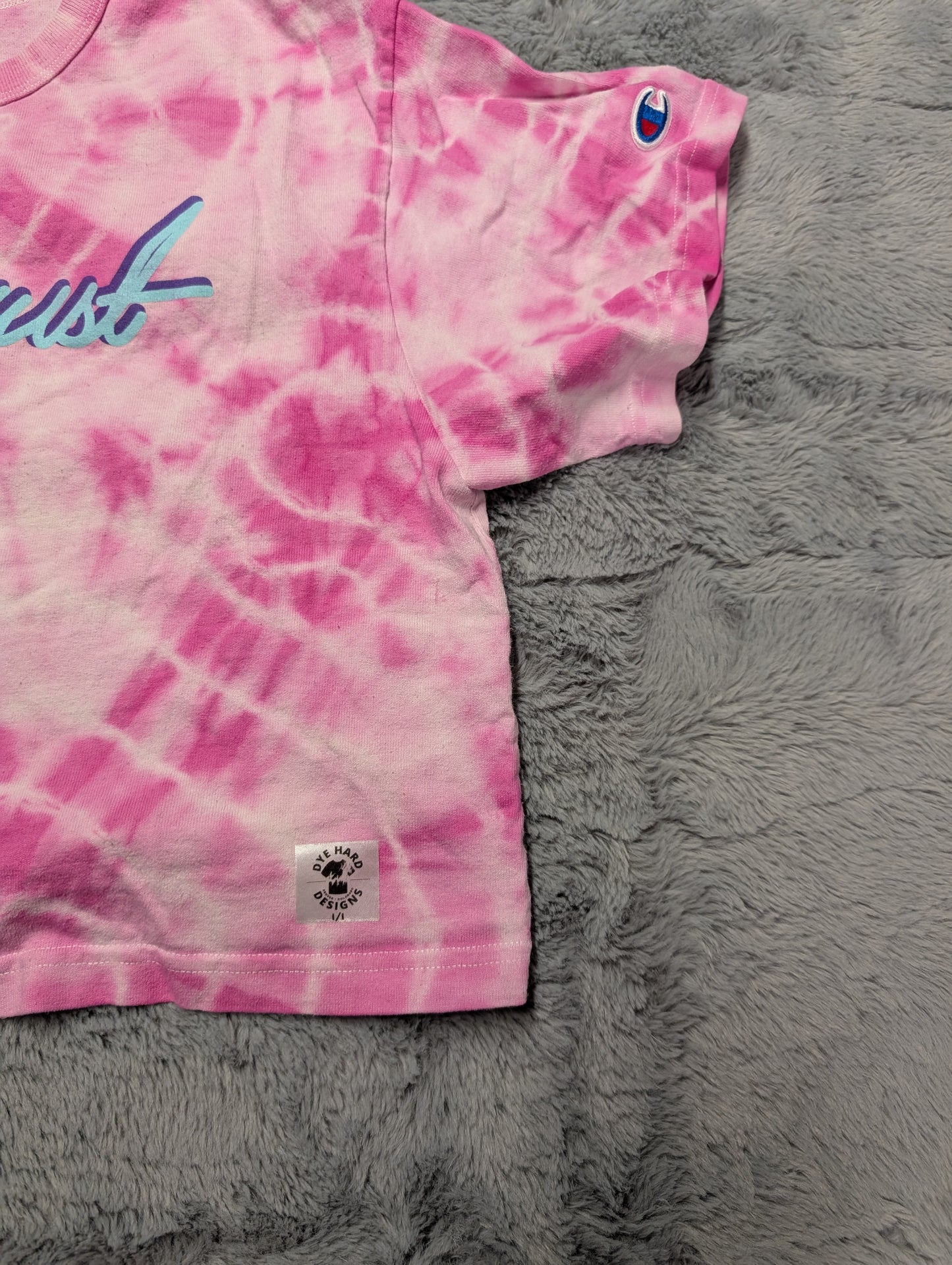 Armbrust Pro Gym Cropped T-Shirt Monochrome Pink Tie-Dye