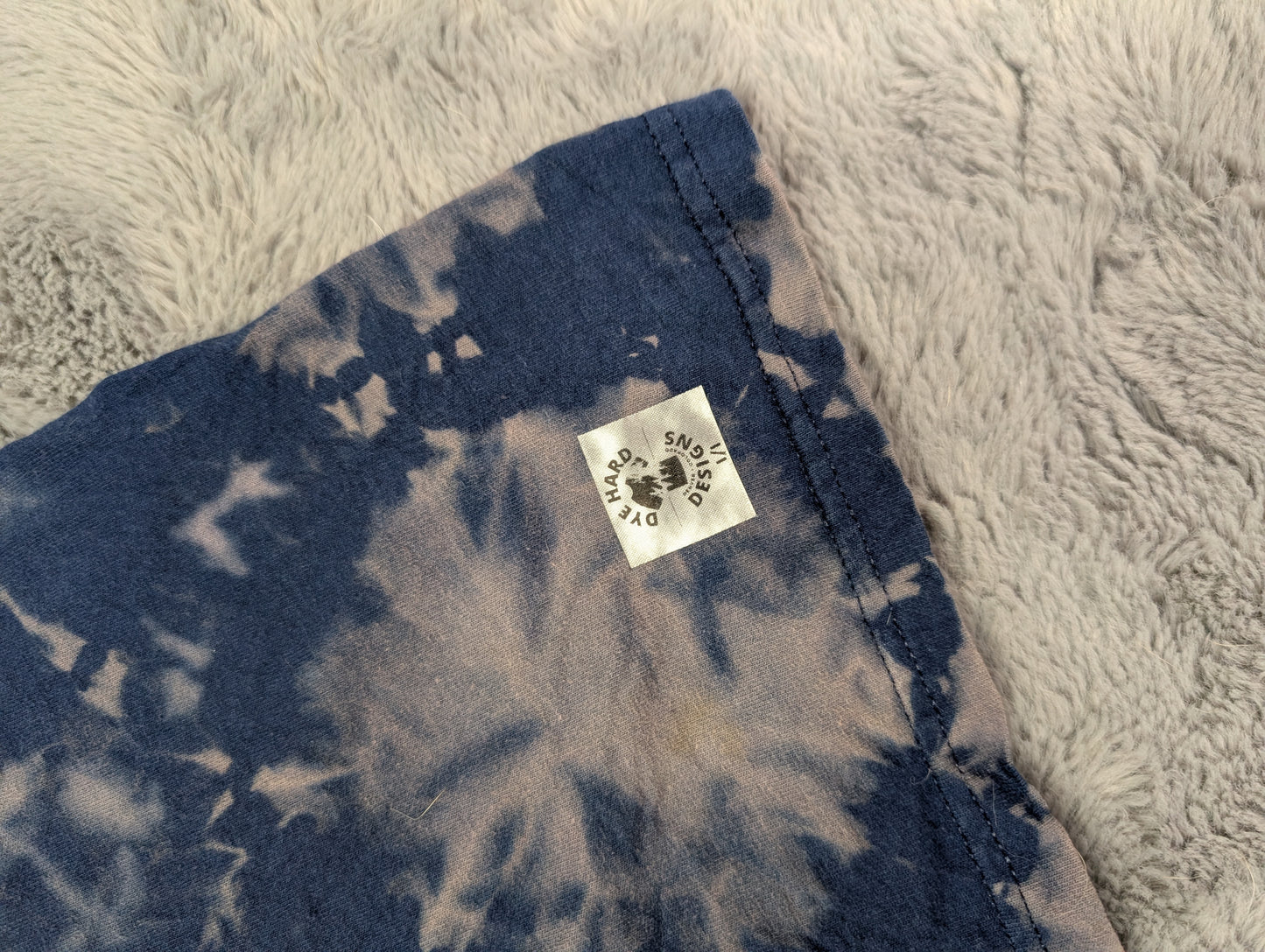 Vintage Denver Broncos Back to Back AFC Champions 1997/1998 Reverse Tie-Dye Heavyweight Cotton T-Shirt