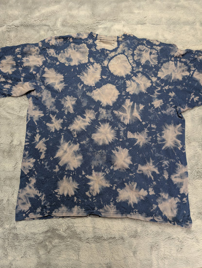Vintage Denver Broncos Back to Back AFC Champions 1997/1998 Reverse Tie-Dye Heavyweight Cotton T-Shirt