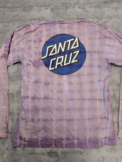 Santa Cruz Tie Dye Lightweight Cotton Long Sleeve T-Shirt