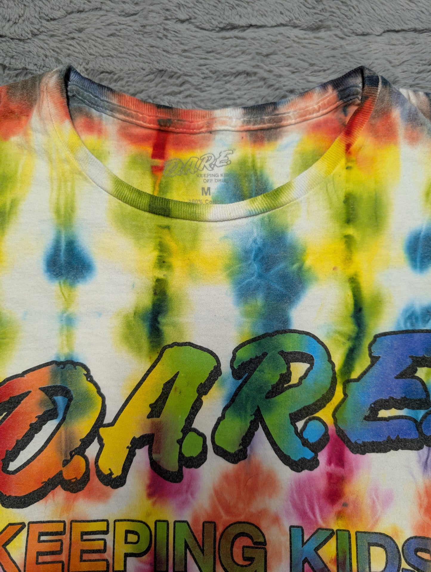 D.A.R.E. Traditional Rainbow Tie Dye T-Shirt