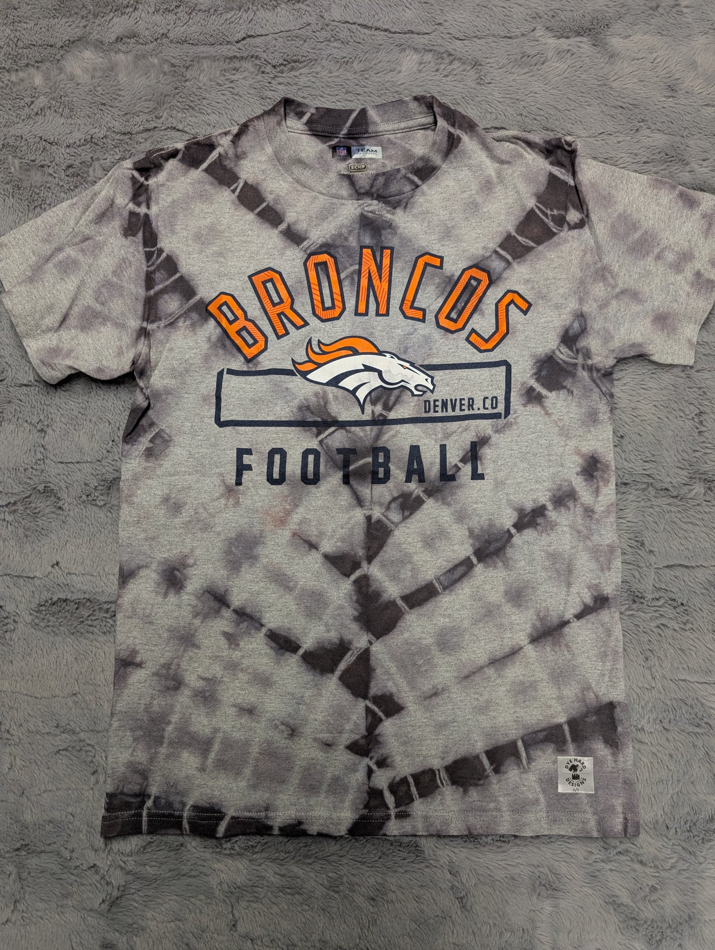 Denver Broncos NFL Football Tie-Dye T-Shirt