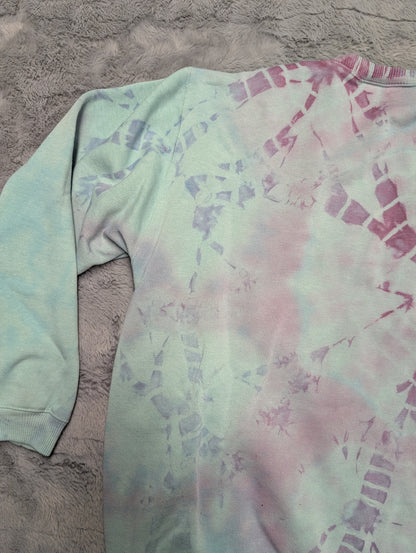 Cherokee: An American Tradition Pastel Tie-Dye Crewneck Sweatshirt Crewneck Sweatshirt