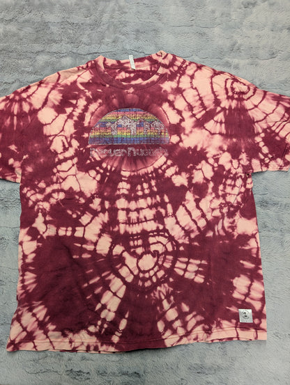 Denver Nuggets Vintage Logo Reverse Tie-Dye T-Shirt