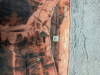 Goodfellow & Co. Reverse Tie-Dye Stretch Denim Pants