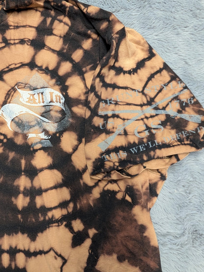 Grunt Style Dead Man's Hand "All In" Reverse Tie-Dye T-Shirt