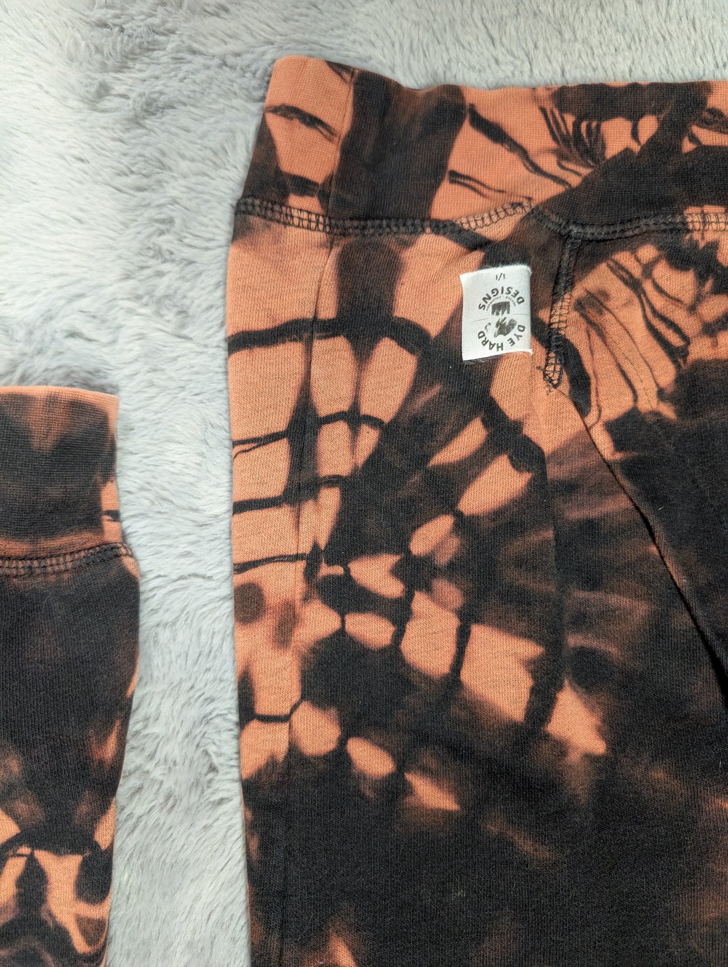 H&M Reverse Tie-Dye Hoodie Sweatshirt