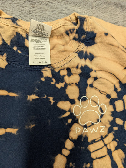 Pawz Reverse Tie-Dye Long Sleeve T-Shirt