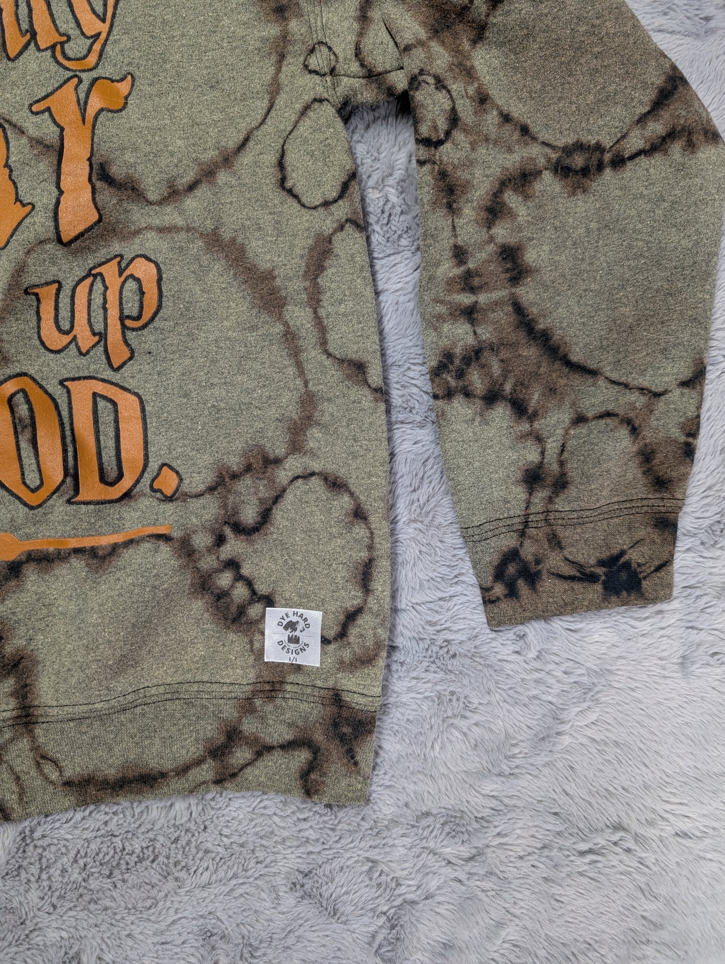 Harry Potter "I Solemnly Swear that I Am Up To No Good" Reverse Bleach Tie-Dye Crewneck Sweatshirt