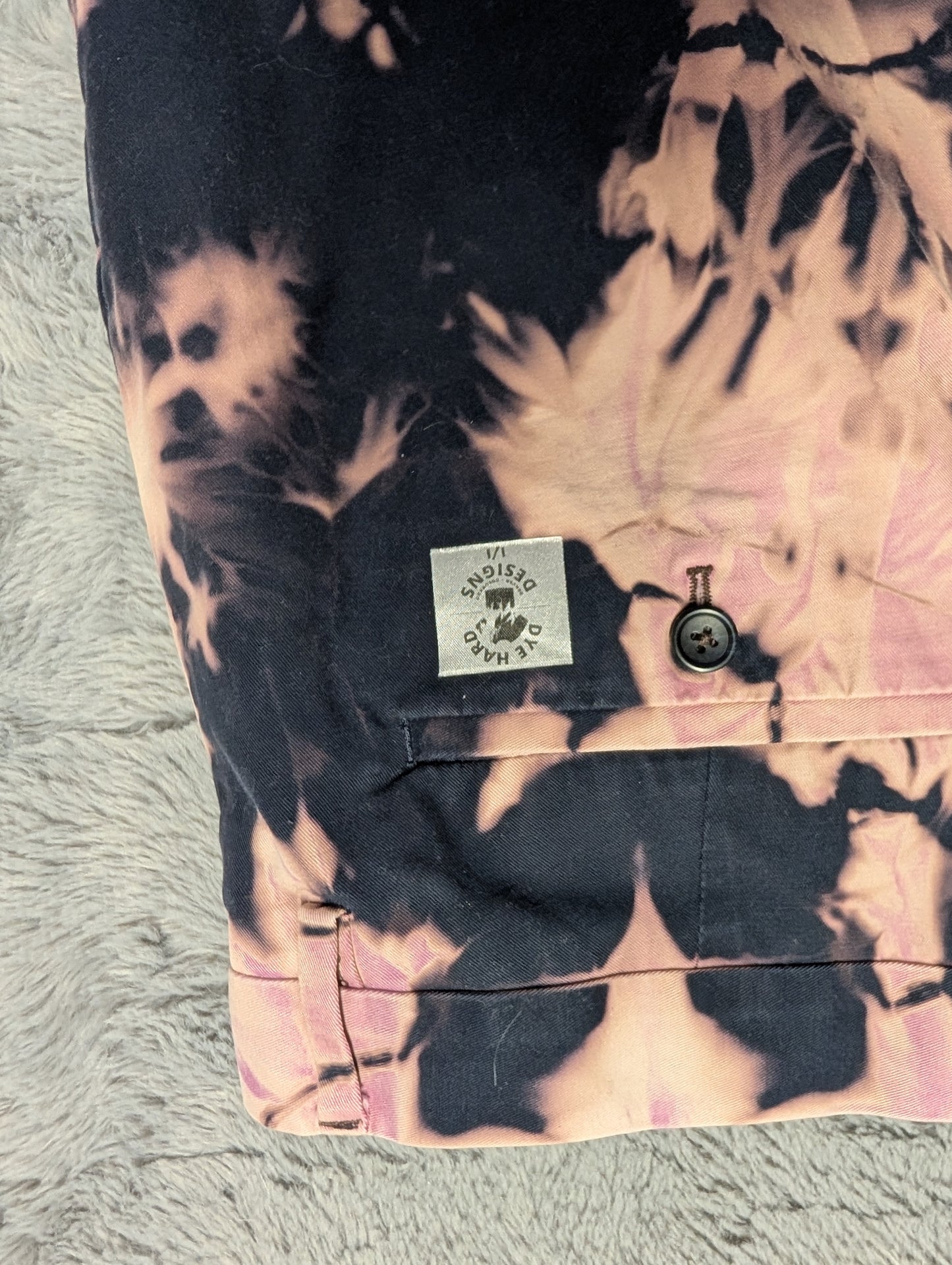 Banana Republic Reverse Tie-Dye No-Iron Pants 34x30
