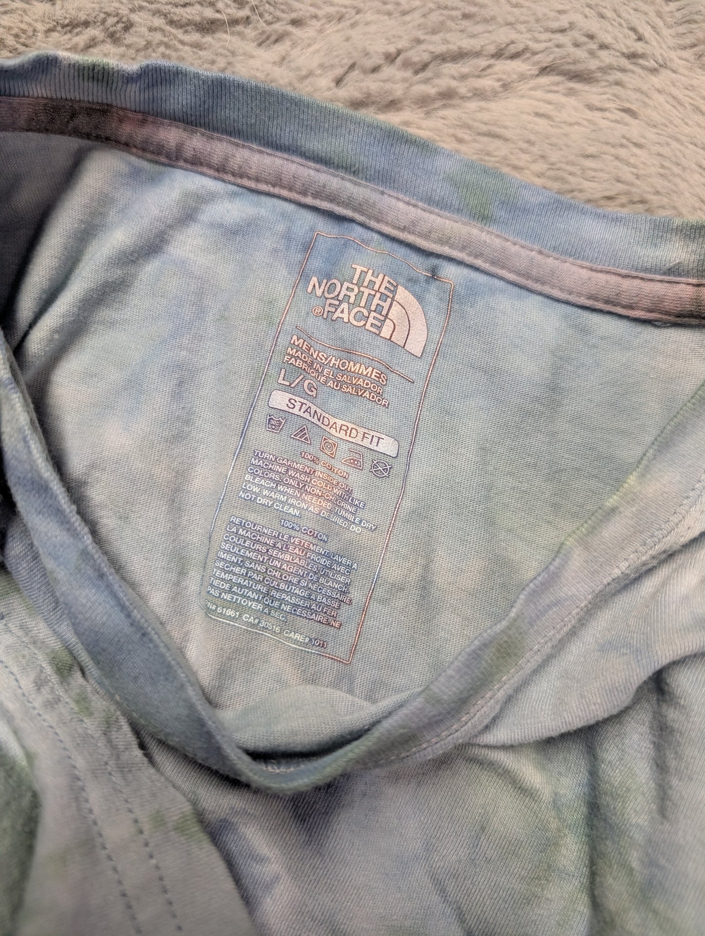 North Face Pastel Tie Dye "1966 Tested and Proven" Mountain T-Shirt