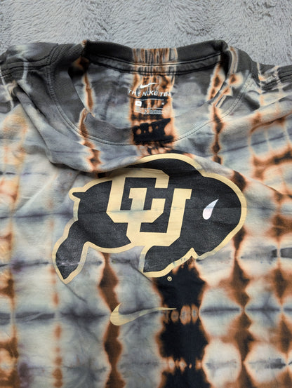 University of Colorado CU Boulder Reverse Double Tie-Dye T-Shirt