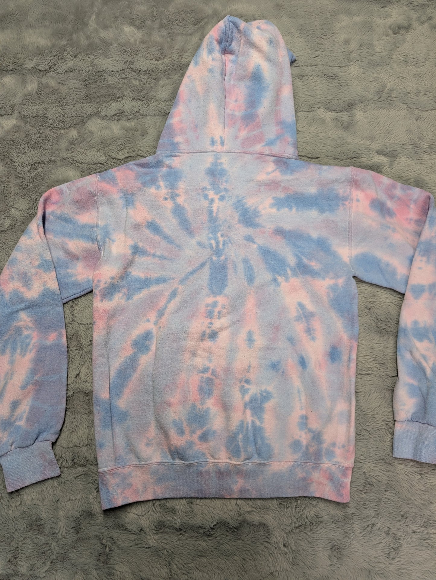 Bowery Floral Sakura Pastel Tie-Dye Hoodie Sweatshirt