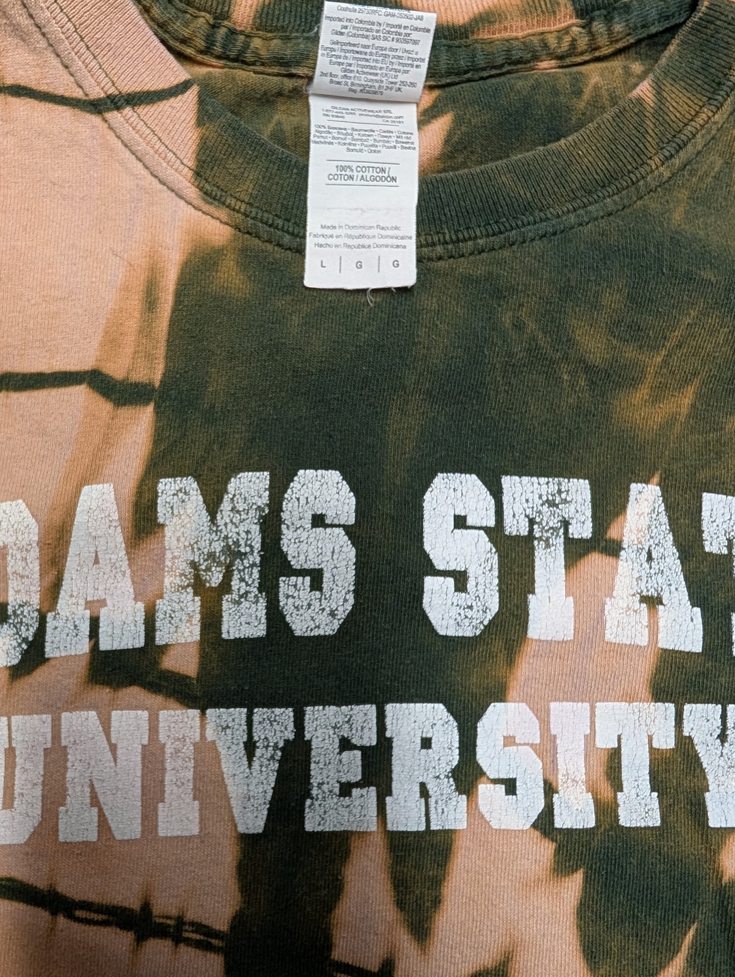 Adams State University Reverse Tie-Dye T-Shirt
