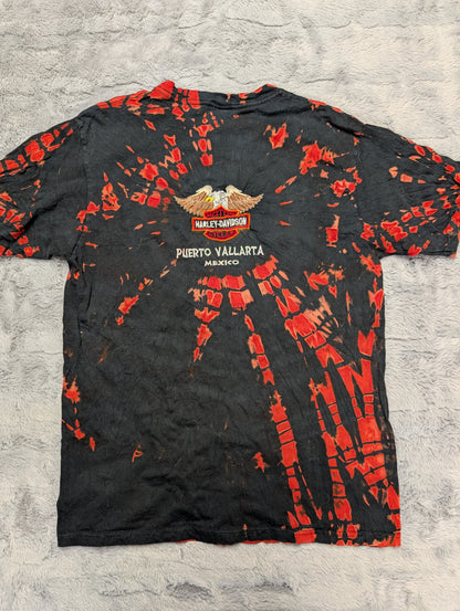 Harley Davidson Puerto Vallarta Double Reverse Tie-Dyed T-Shirt