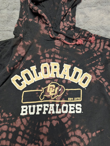 University of Colorado CU Boulder Buffs Champion Reverse Tie-Dye Lightweight Hoodie
