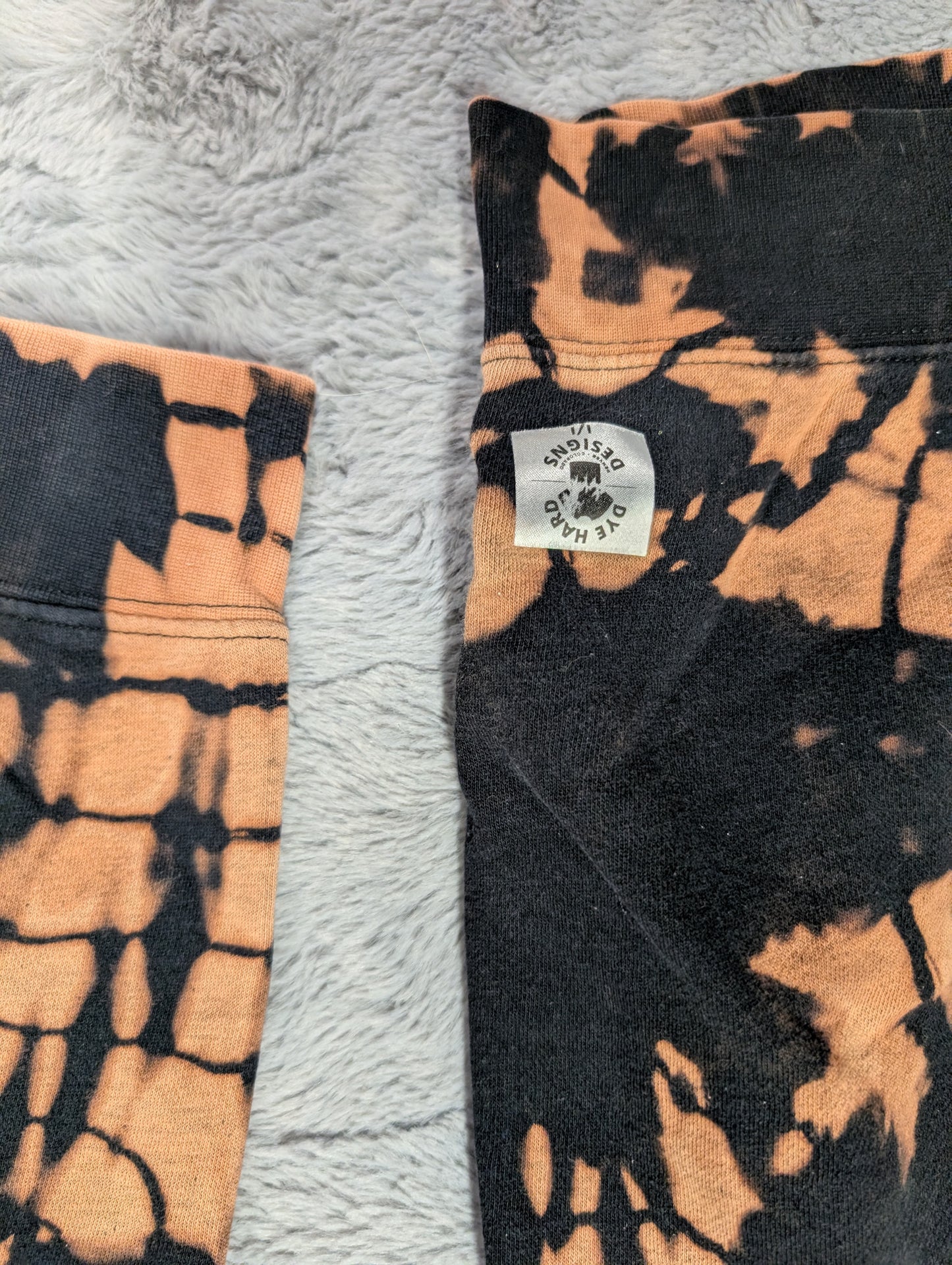 H&M Hidden Antelope Face Reverse Tie-Dye Hoodie Sweatshirt