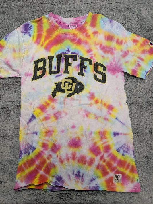 University of Colorado CU Boulder Buffs Champion Traditional Tie-Dye T-Shirt