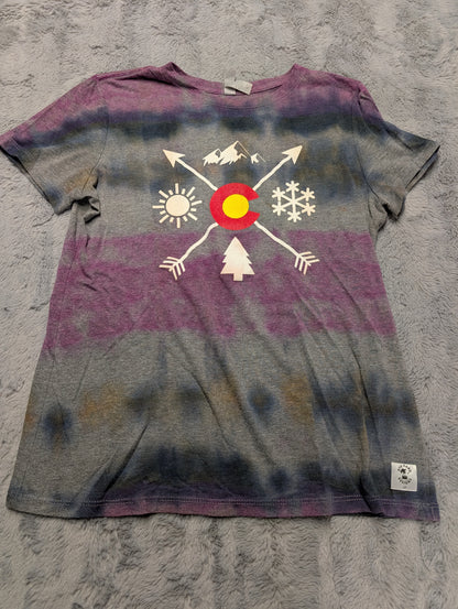 Aksels Colorado Seasons Lightweight Tie-Dye T-Shirt