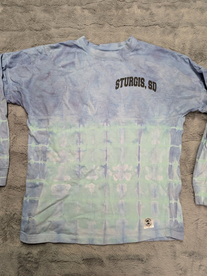 Sturgis SD Reverse Double Tie-Dyed Lightweight Long Sleeve T-Shirt