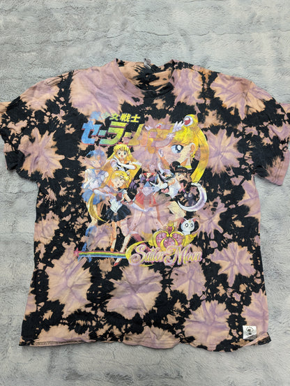 Sailor Moon Double Reverse Tie-Dyed T-Shirt