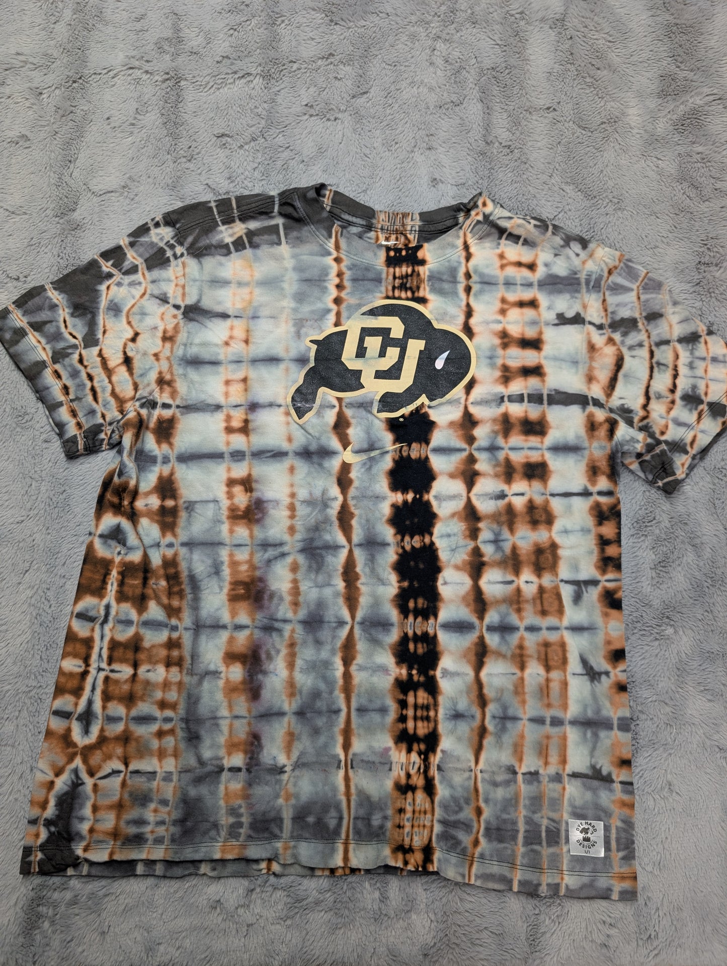 University of Colorado CU Boulder Reverse Double Tie-Dye T-Shirt