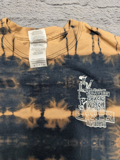 Davies Chuck Wagon Diner Vintage Reverse Tie-Dye T-Shirt