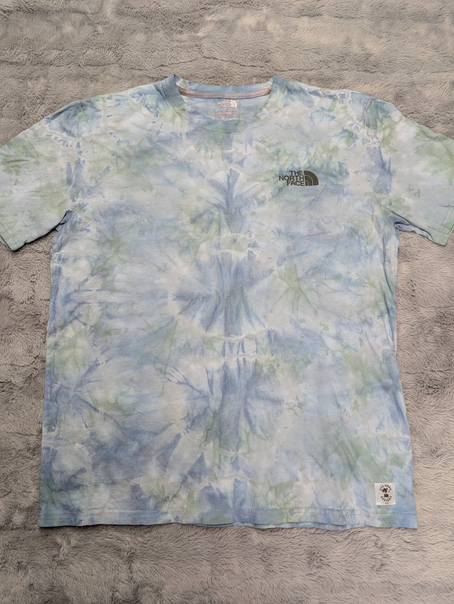 North Face Pastel Tie Dye "1966 Tested and Proven" Mountain T-Shirt