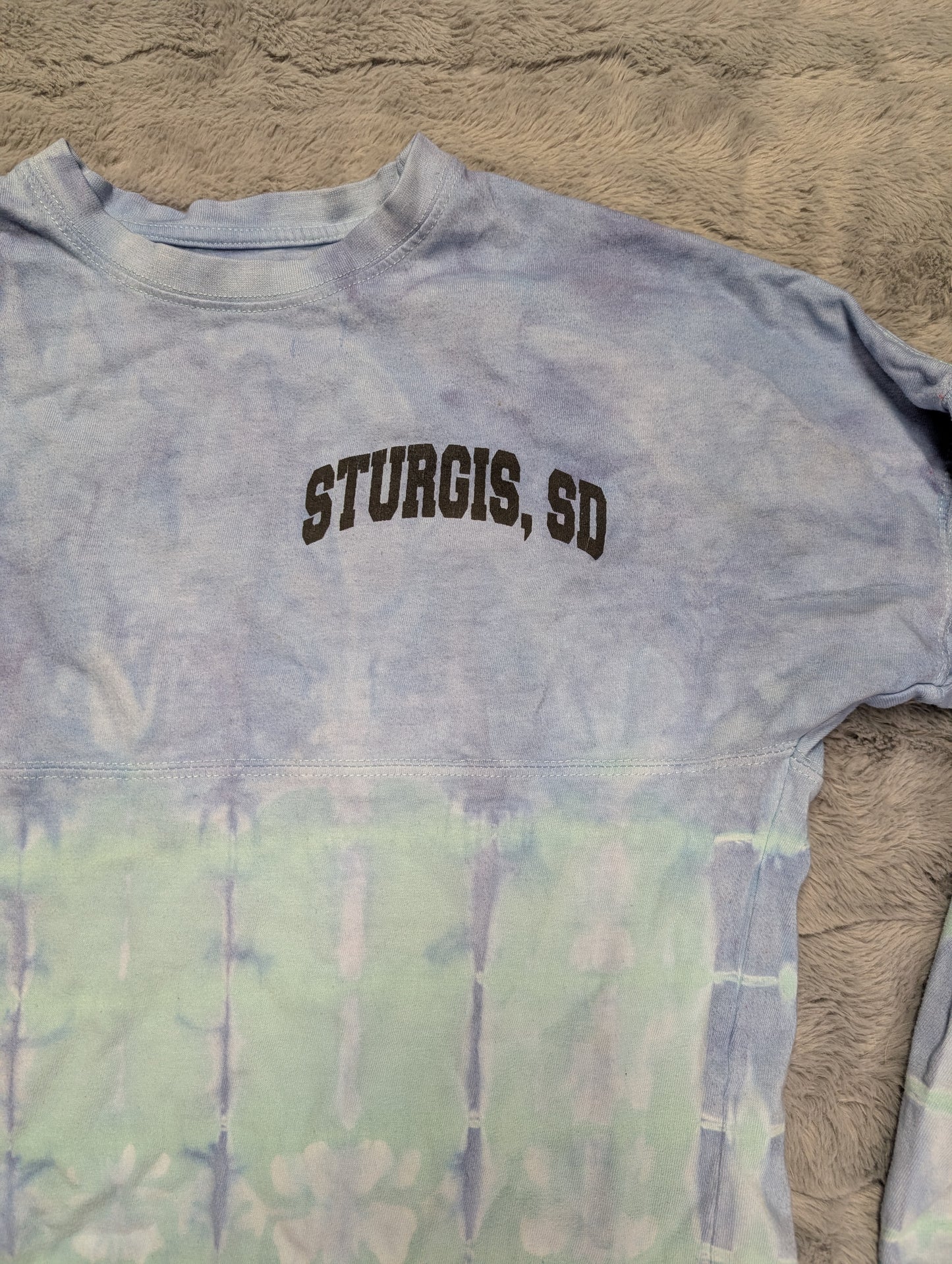 Sturgis SD Reverse Double Tie-Dyed Lightweight Long Sleeve T-Shirt