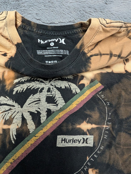 Hurley Palm Tree Reverse Tie-Dye T-Shirt