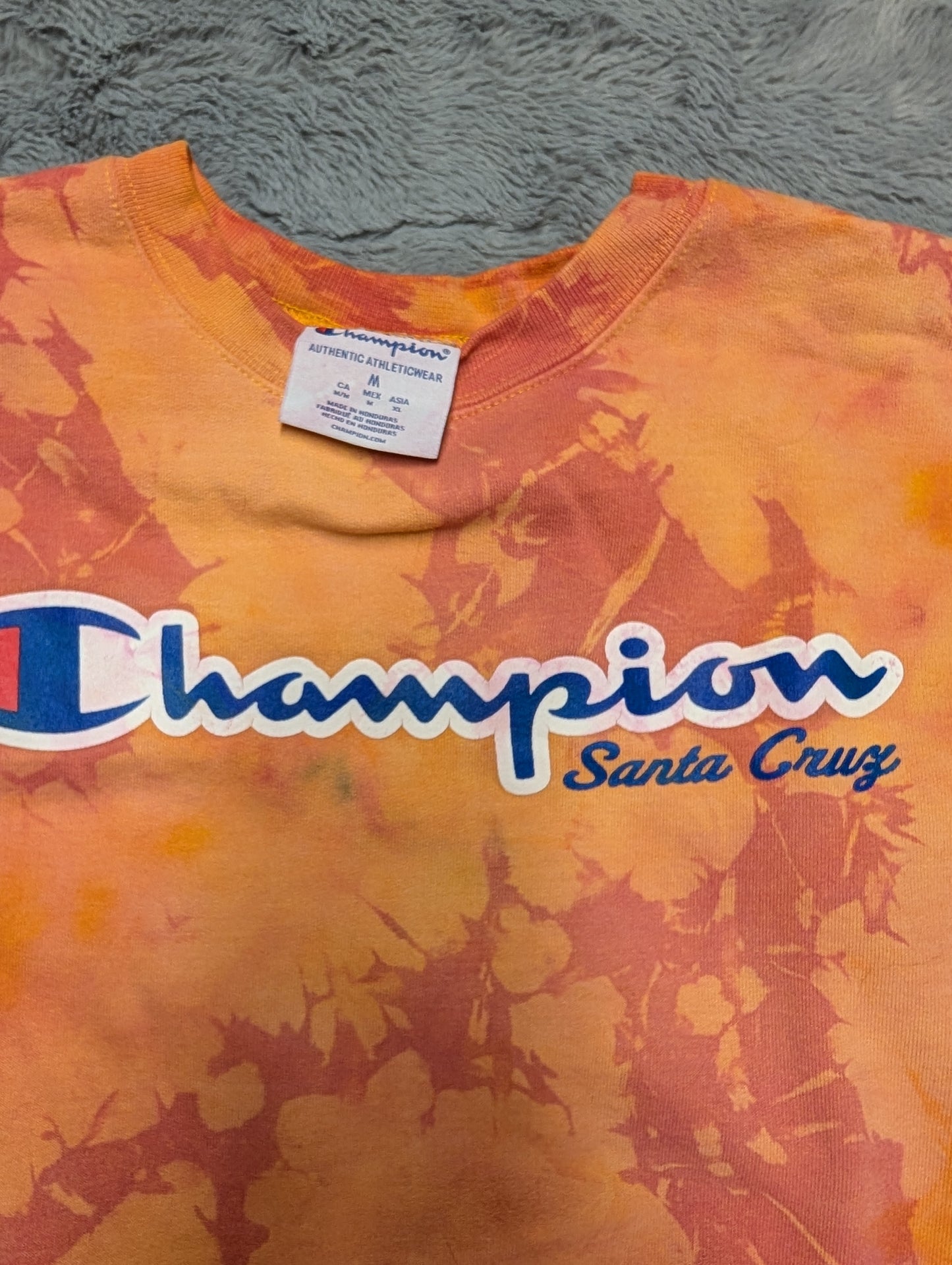 Champion Santa Cruz Tie Dye Crewneck Sweatshirt