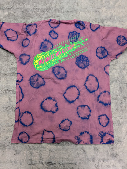 Santa Cruz Slime Balls "No Balls No Glory" Reverse Tie-Dye T-Shirt