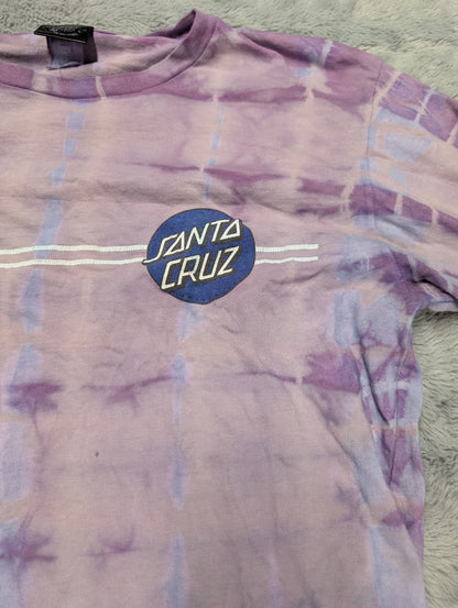 Santa Cruz Tie Dye Lightweight Cotton Long Sleeve T-Shirt