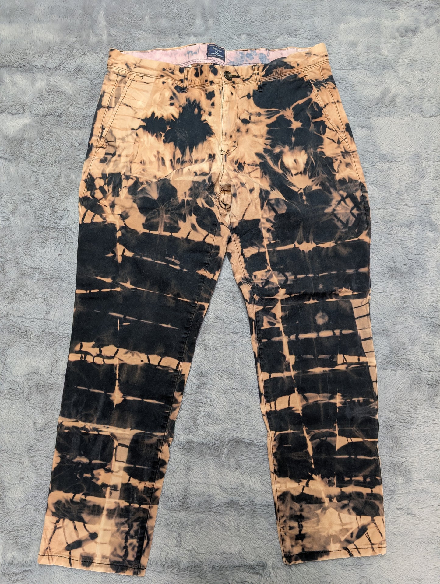 GAP Reverse Tie-Dye Khaki Pants