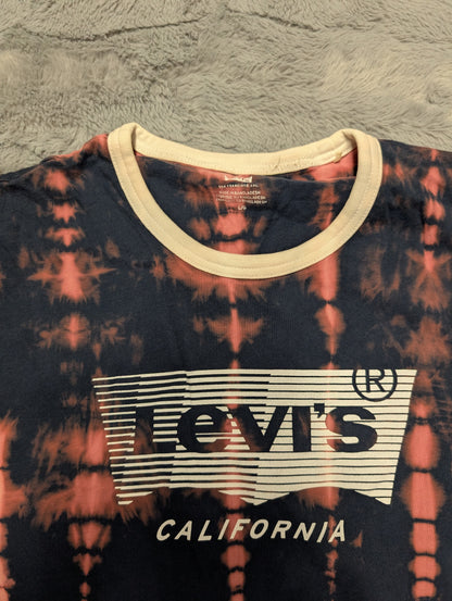 Levi's California Reverse Tie-Dye Ringer T-Shirt