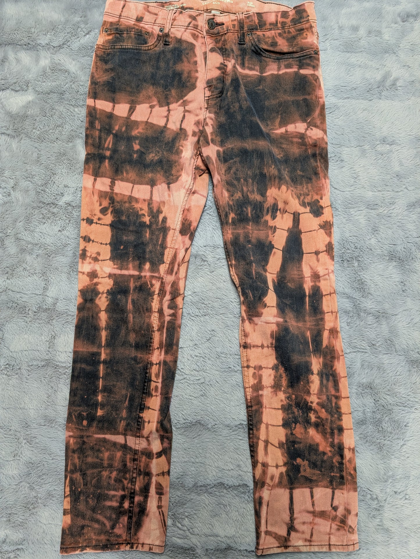 Goodfellow & Co. Reverse Tie-Dye Stretch Denim Pants