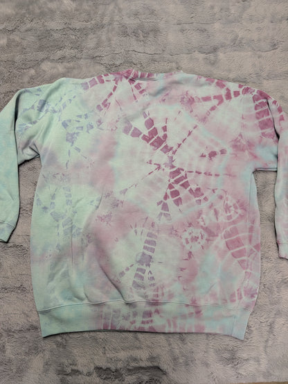 Cherokee: An American Tradition Pastel Tie-Dye Crewneck Sweatshirt Crewneck Sweatshirt
