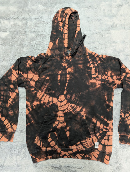 H&M Reverse Tie-Dye Hoodie Sweatshirt