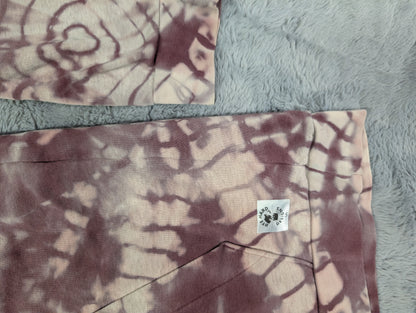 Adidas Dusty Rose Reverse Tie Dye Hoodie Sweatshirt