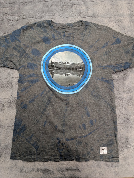 Mountain Lake Logo Single Color Tie-Dye T-Shirt