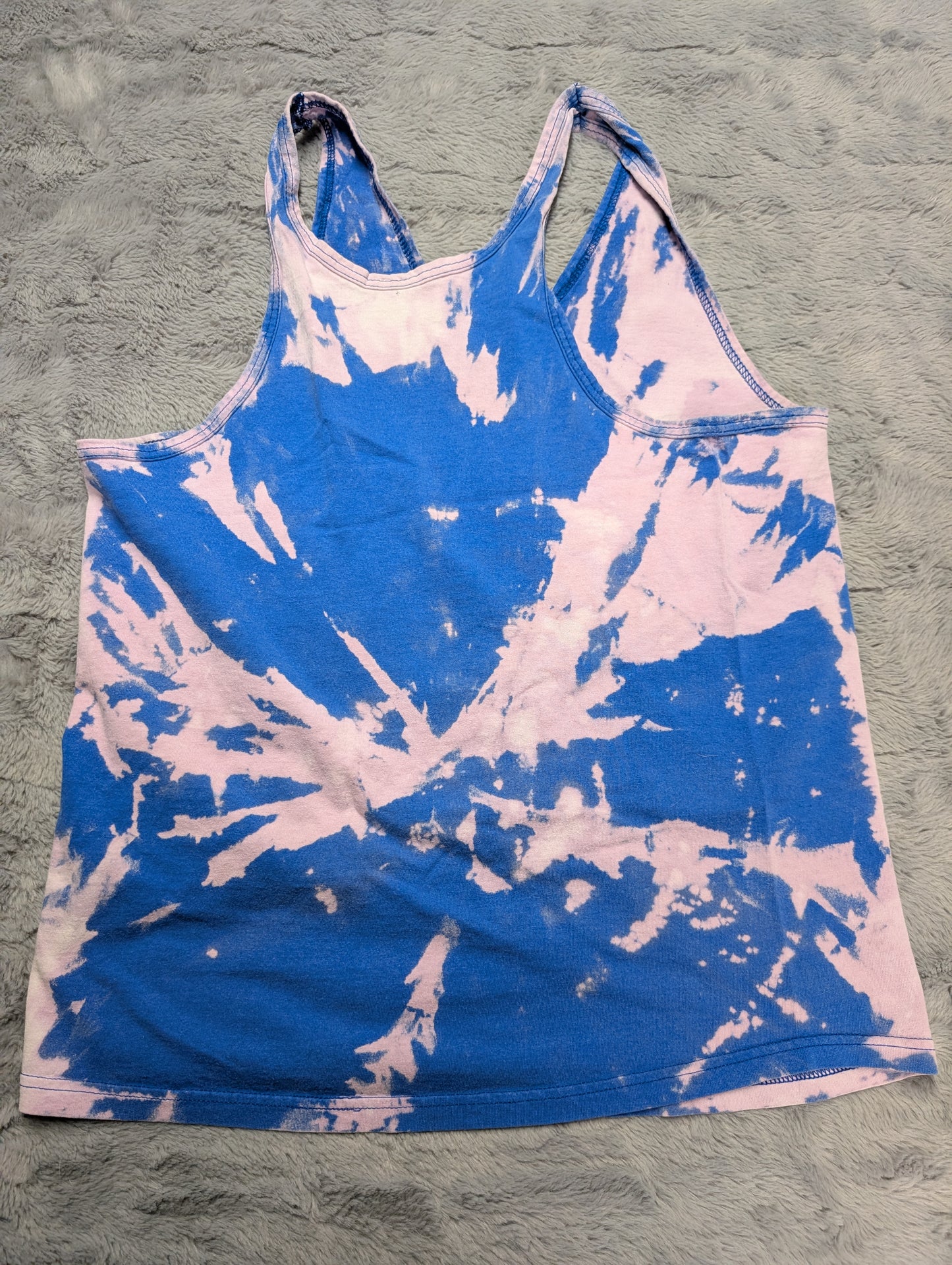 Los Angeles Dodgers Baseball Club MLB Reverse Tie-Dye Vintage Tanktop