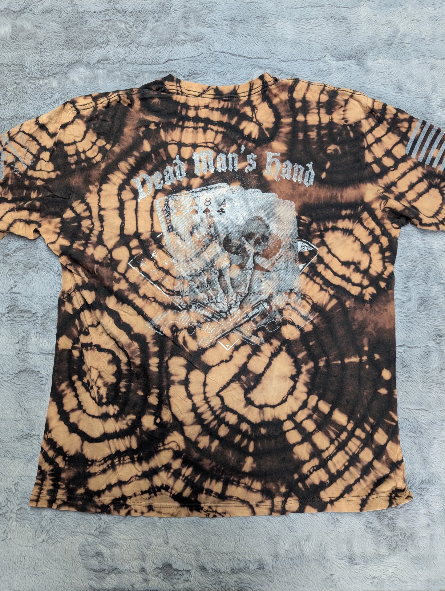 Grunt Style Dead Man's Hand "All In" Reverse Tie-Dye T-Shirt