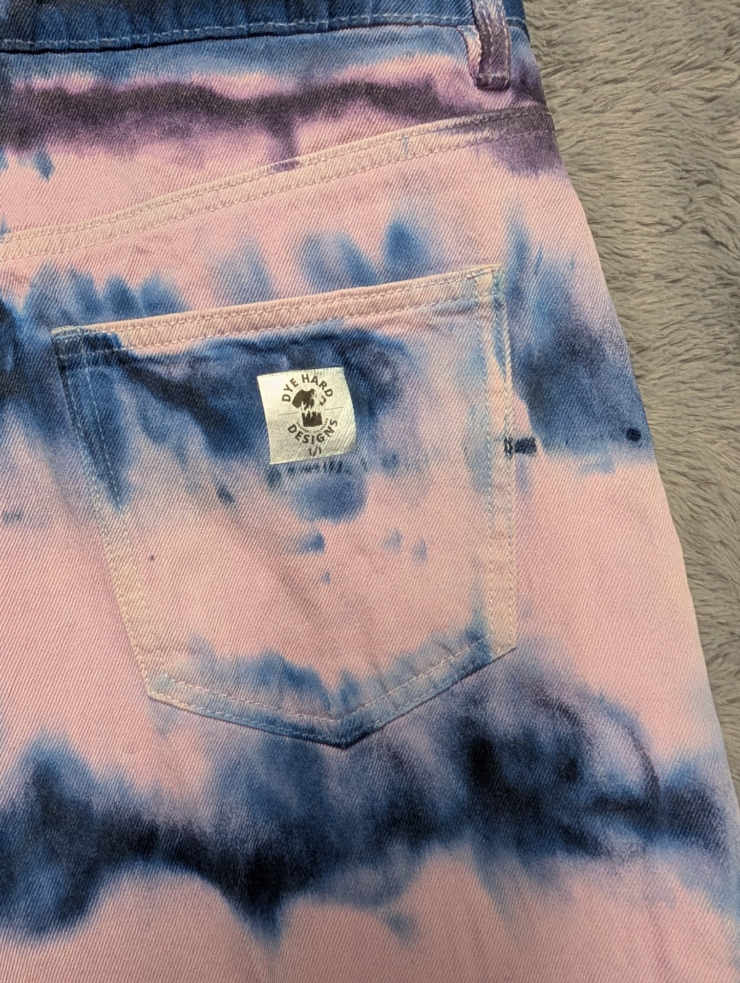 Forever 21 Pastel Color Tie-Dyed Denim