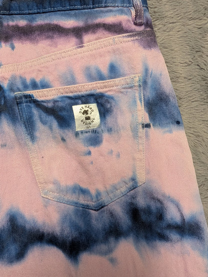 Forever 21 Pastel Color Tie-Dyed Denim