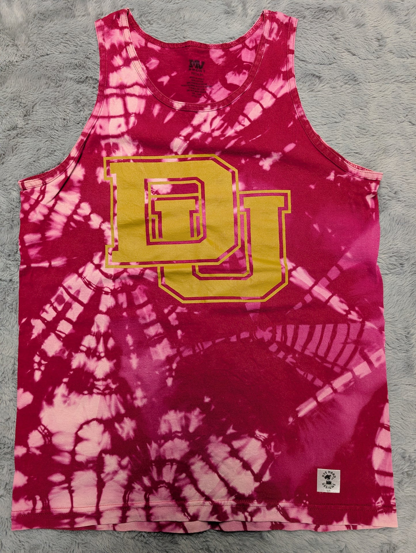 University of Denver DU Reverse Tie-Dye Tanktop