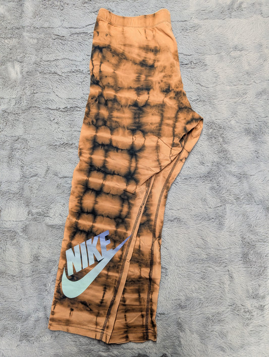 Nike Reverse Tie-Dye Leggings with Sportswear Logo