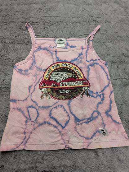 Sturgis 2001 Vintage Reverse Tie-Dye Tanktop